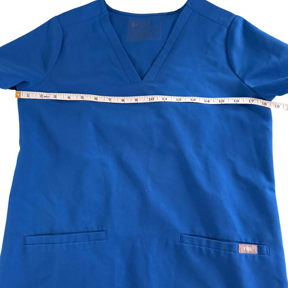 Figs catarina scrub top Royal blue sz XS PO 3096 nurse medical workwear doctor